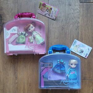 Disney Animator's Collection Elsa and Anna Matching Playsets